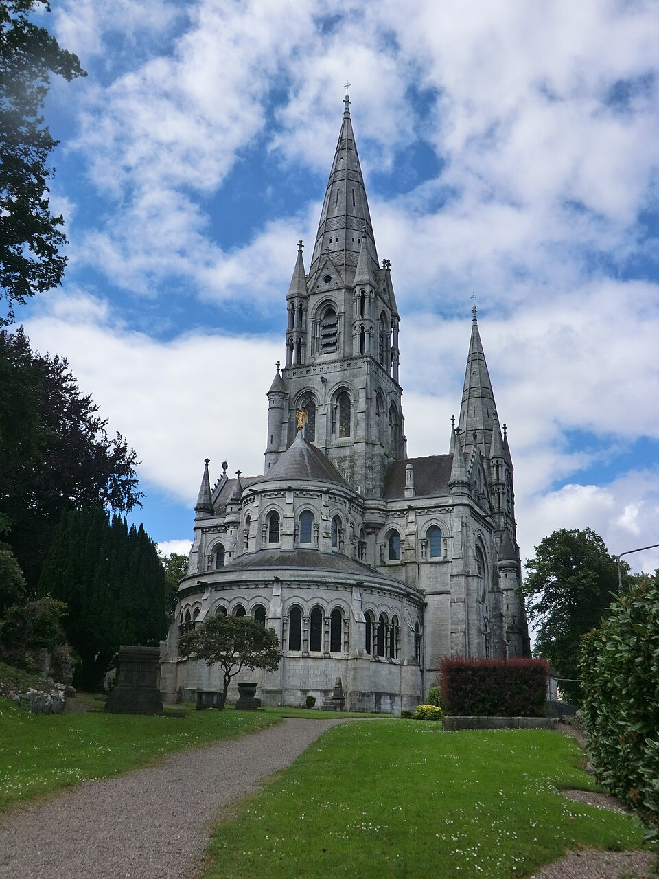 Exterior view of Saint Fin Barre's Cathedral in Cork