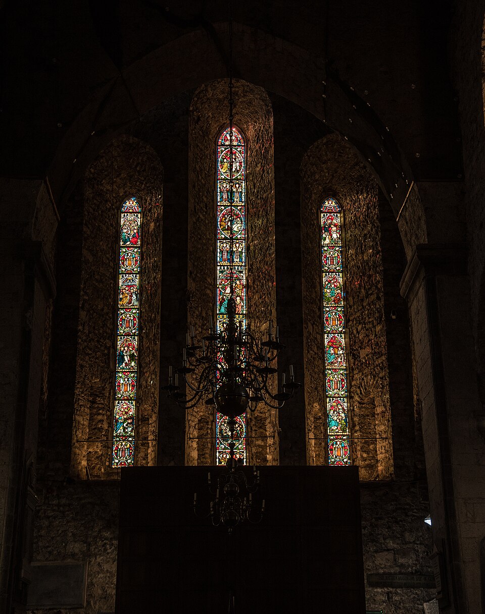 Interior east windows of Saint Mary's Cathedral in Limerick